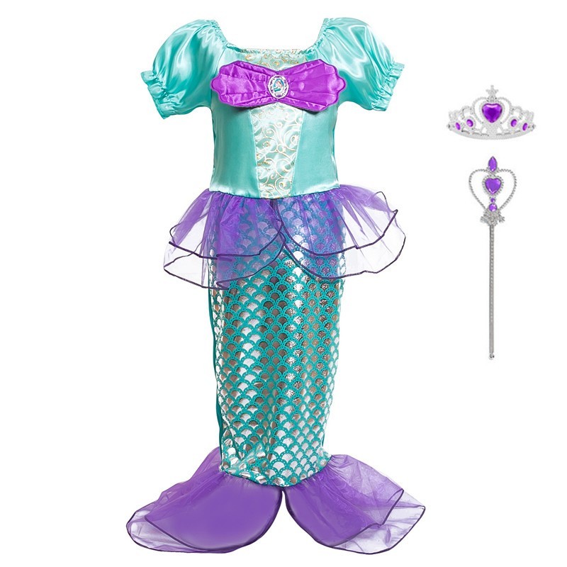 Vêtements d'Halloween sirène Ariel