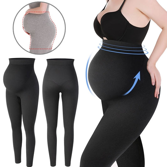 Leggings de maternidad Pantalones de cintura alta Ropa de embarazo para mujer