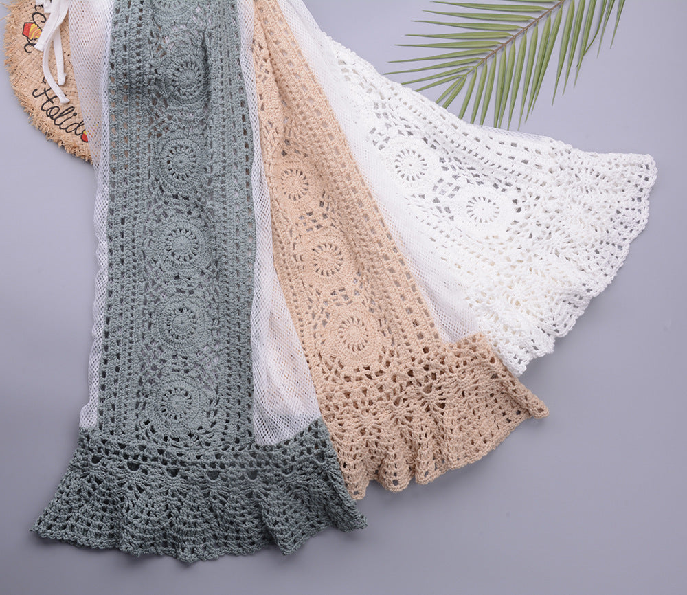 Jupe une pièce en crochet fait main pour maillot de bain