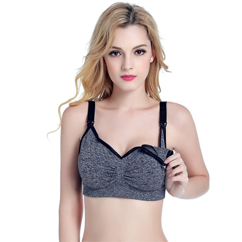 Soutien-gorge d'allaitement surdimensionné sans anneaux en acier
