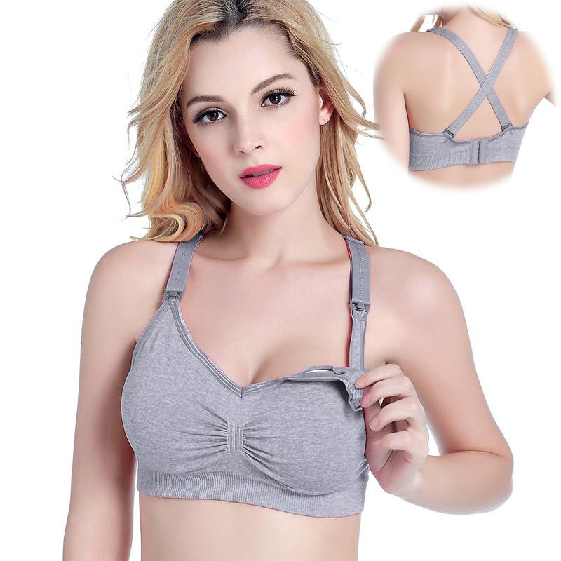 Soutien-gorge d'allaitement surdimensionné sans anneaux en acier