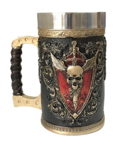Verre à liqueur en acier inoxydable, verre à vin, gobelet de commerce intérieur, verre à bière, jeu