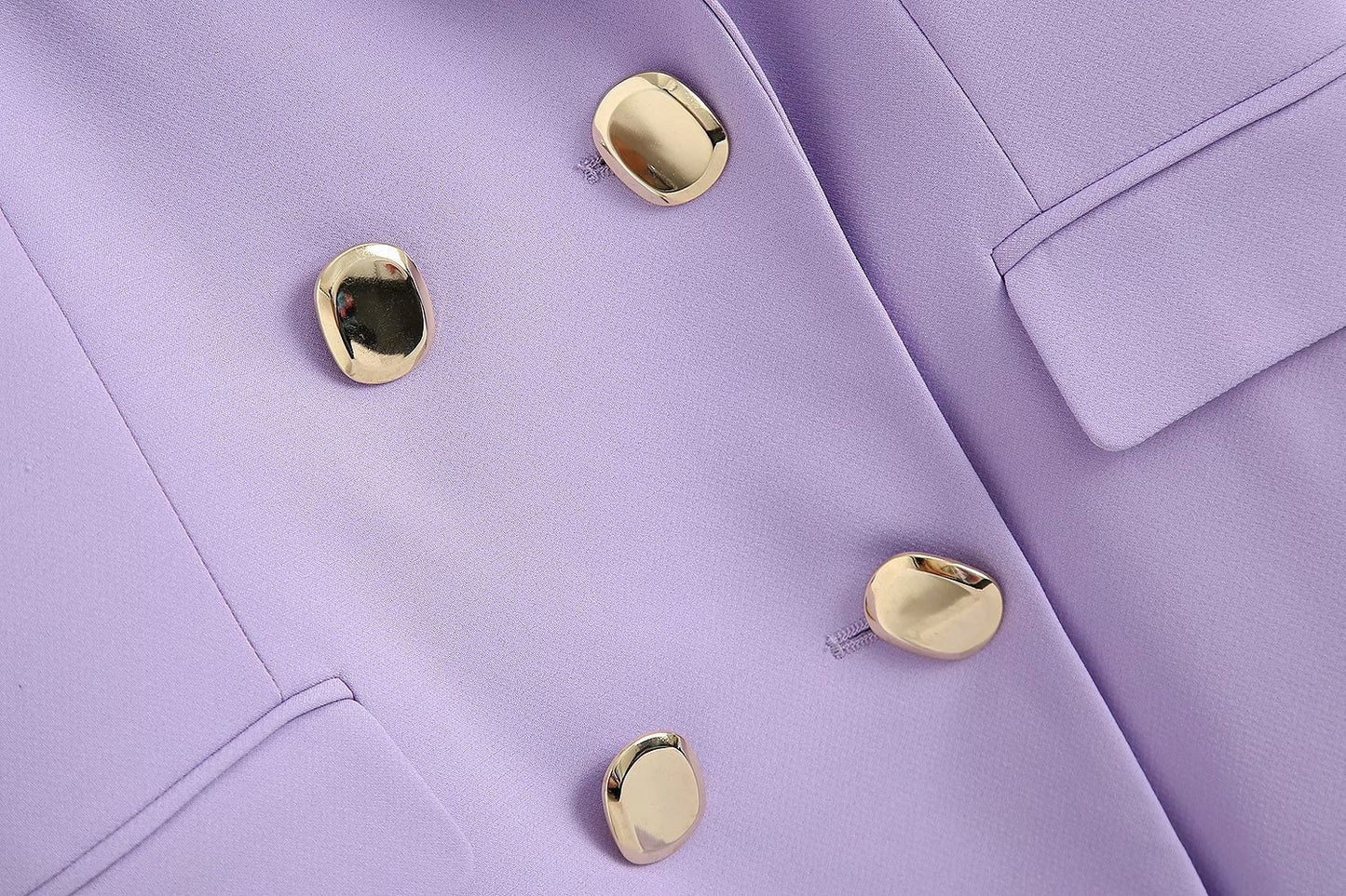 Veste de costume croisée ample et fine à la mode française