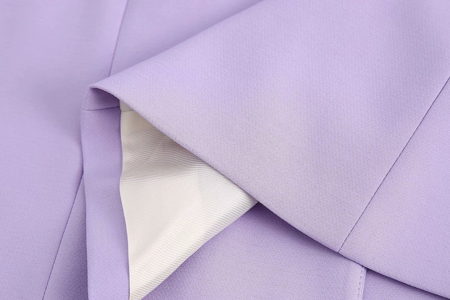 Veste de costume croisée ample et fine à la mode française