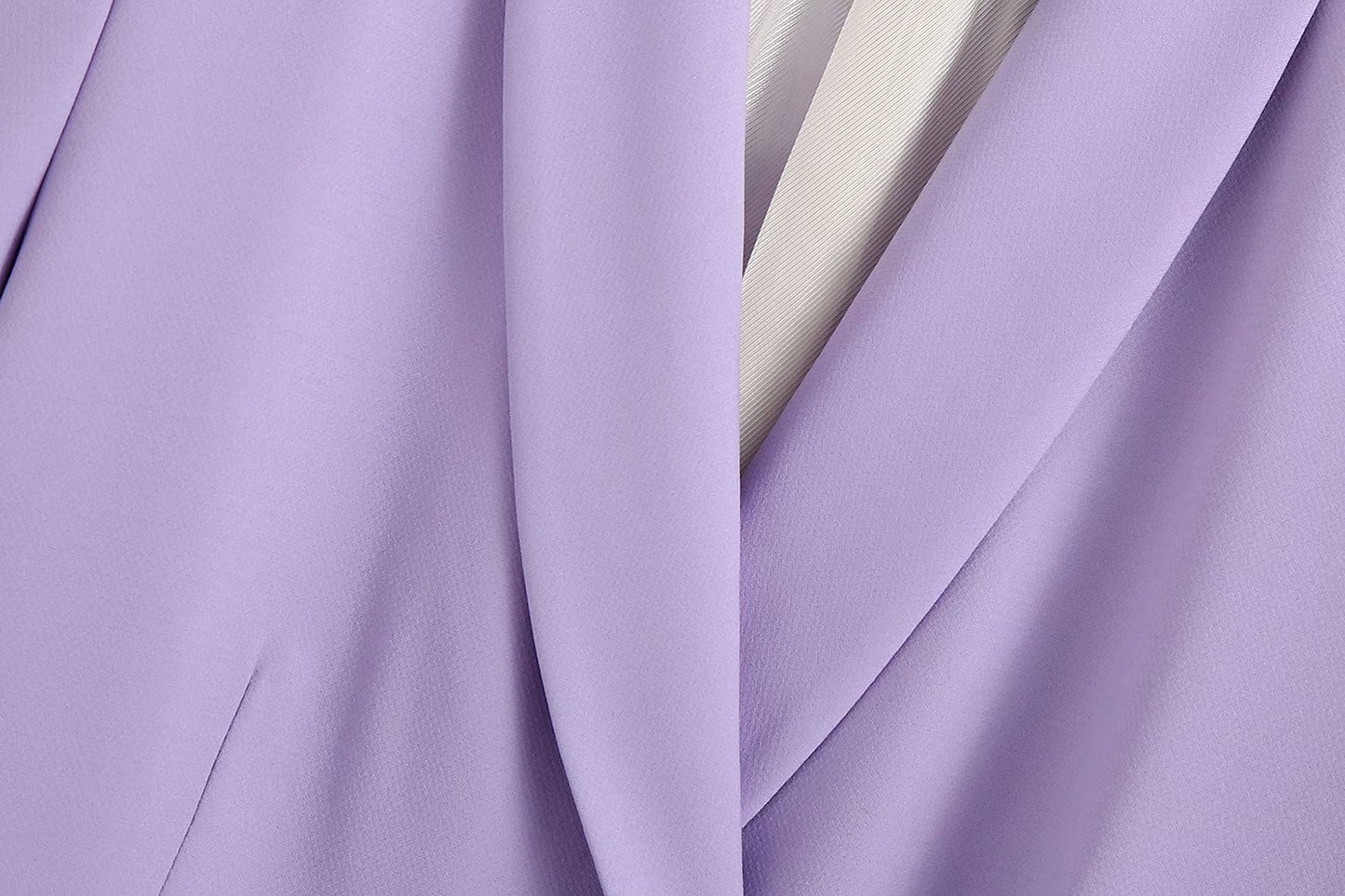 Veste de costume croisée ample et fine à la mode française