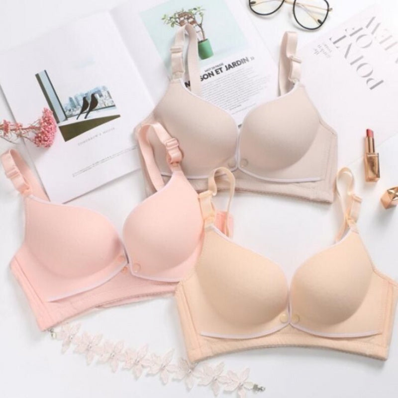 Soutien-gorge d'allaitement sans anneau en acier