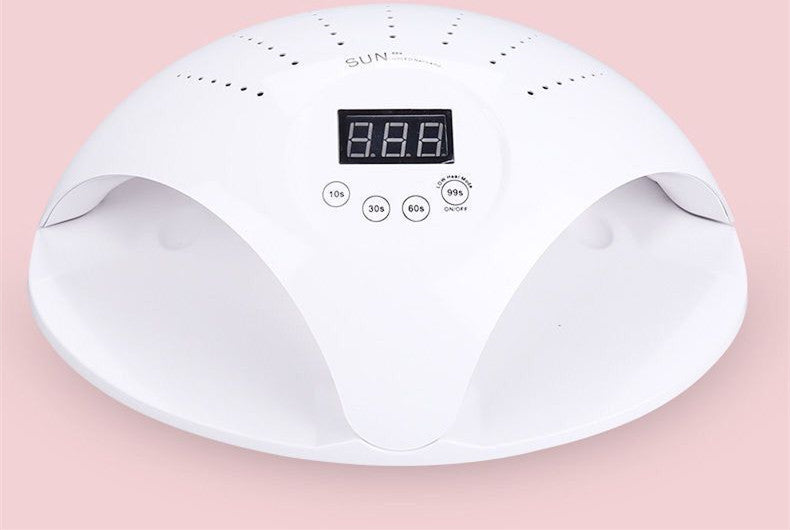Lampe de luminothérapie double pour nail art, vernis à ongles, colle, sèche-mains
