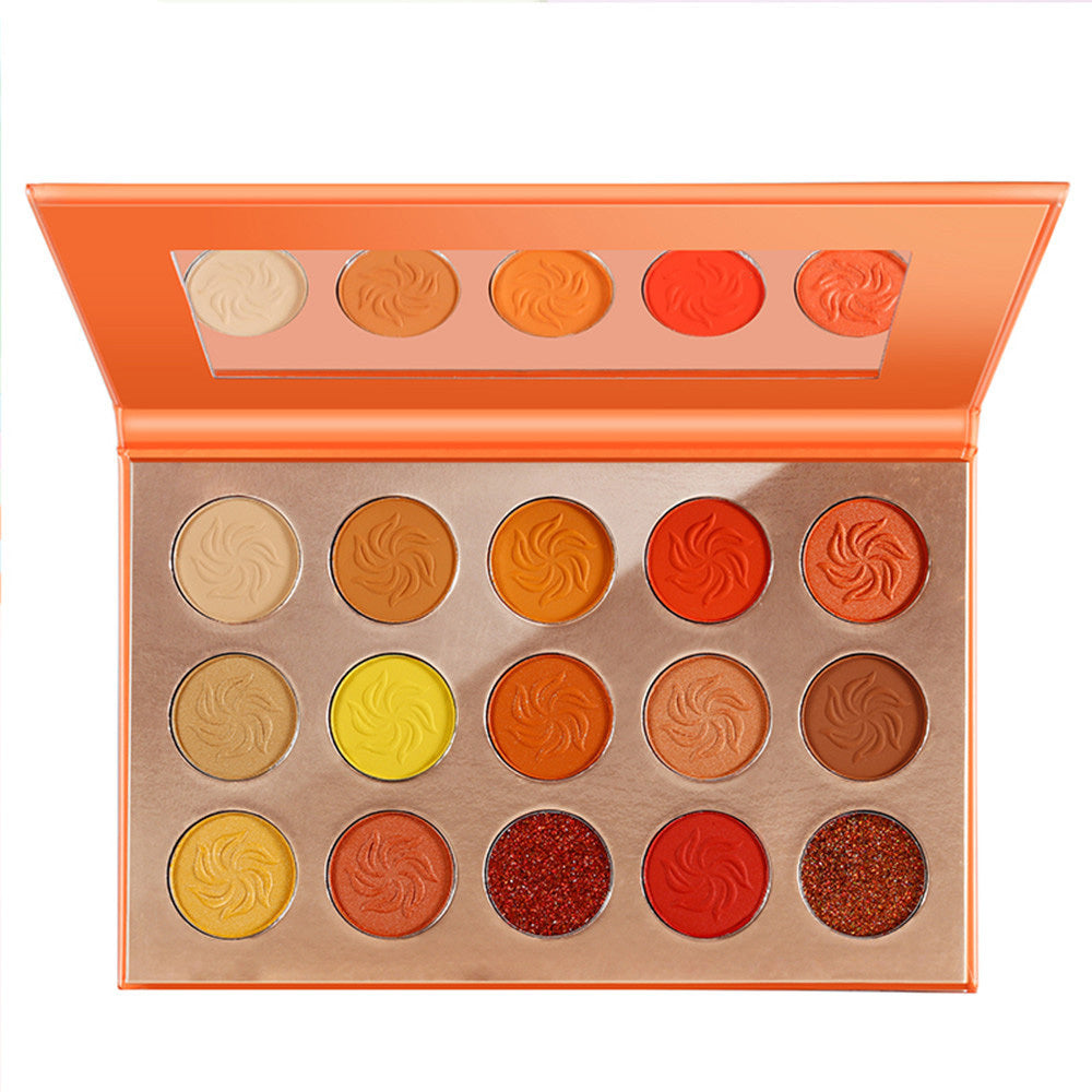 Paleta de sombras de ojos Earth Matte Pearlescent de 15 colores