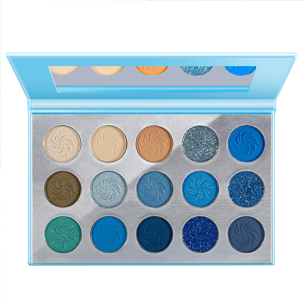 Paleta de sombras de ojos Earth Matte Pearlescent de 15 colores