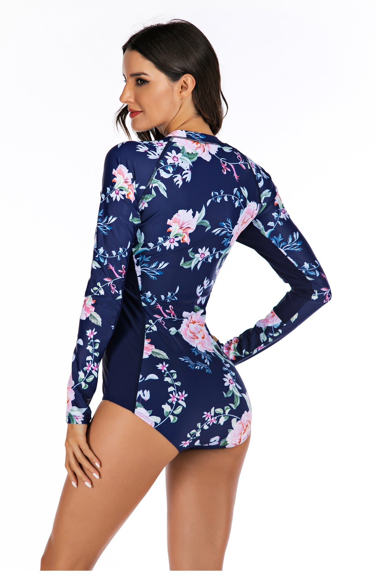 Maillot de bain une pièce à manches longues pour femme