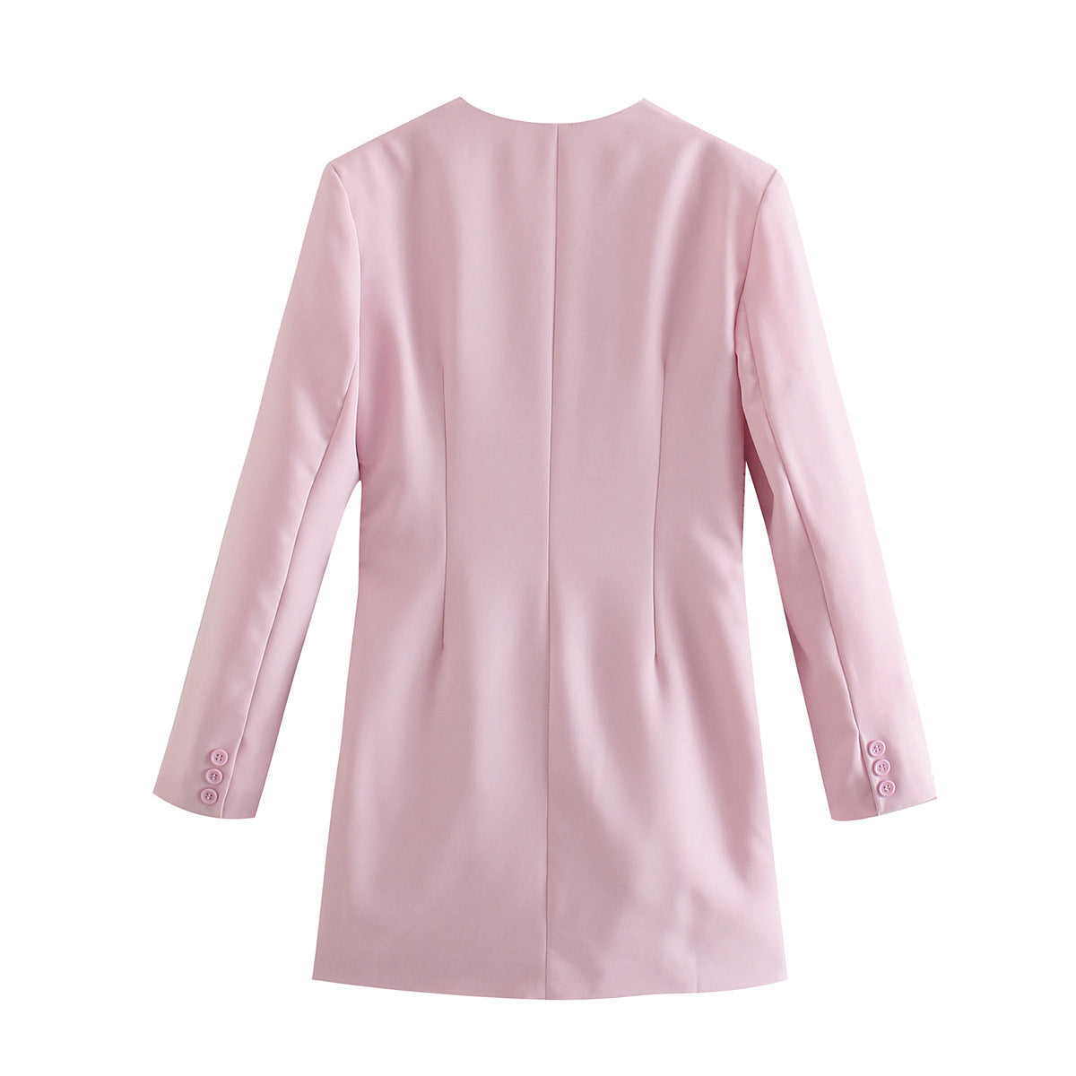 Casual V Neck Dresses Elegant Long Sleeve Mini Dresses Female Ladies