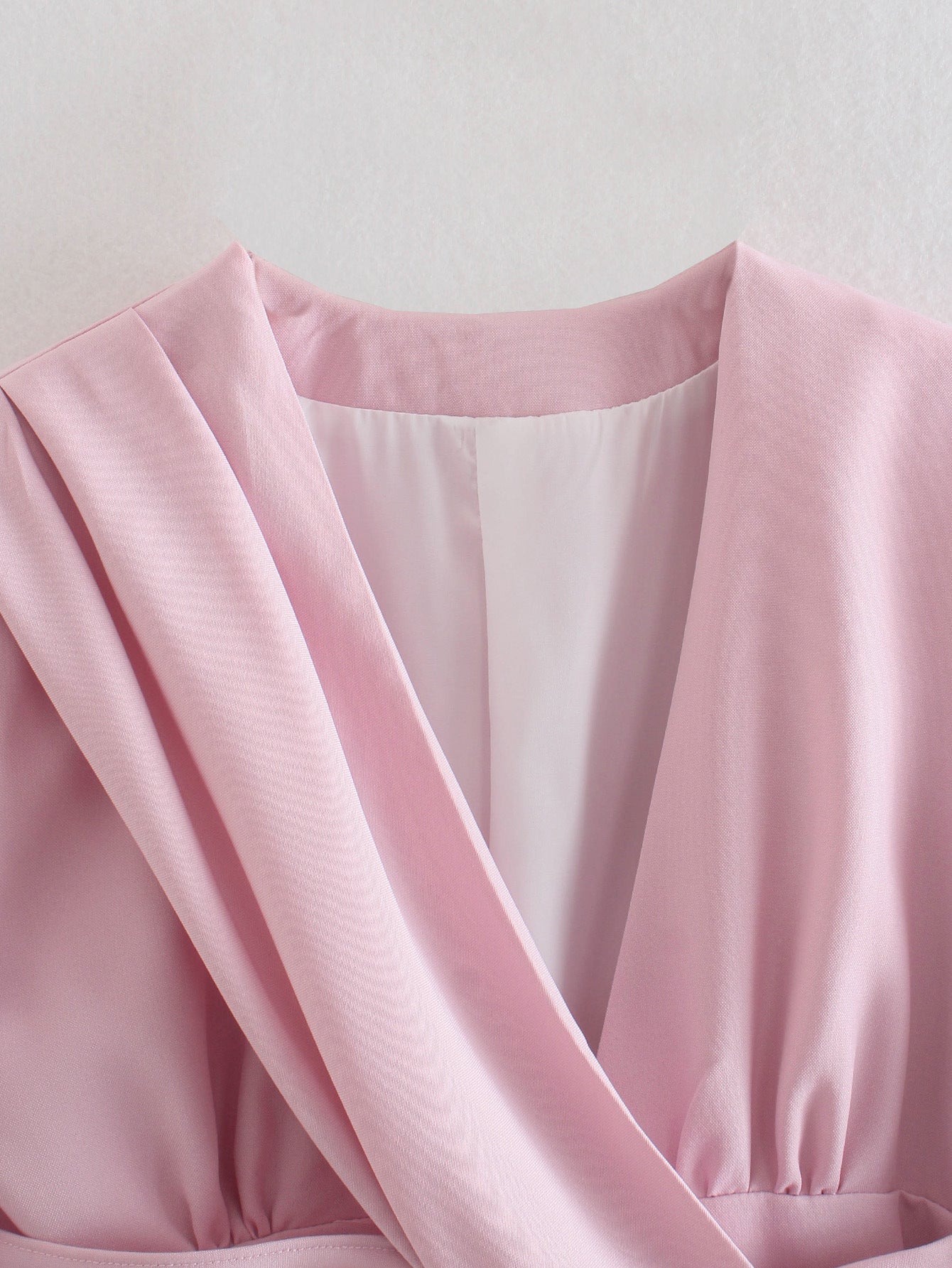 Casual V Neck Dresses Elegant Long Sleeve Mini Dresses Female Ladies