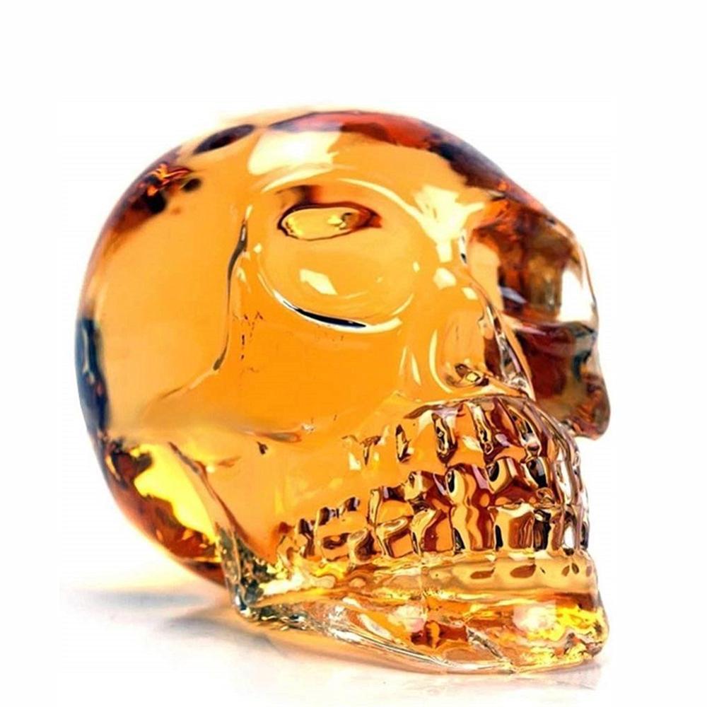 Bouteille en cristal créative en verre pour whisky, vodka, vin, crâne