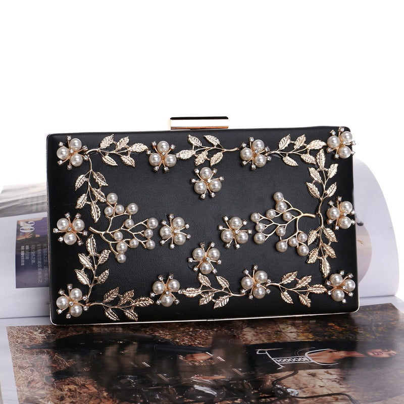 Bolso de mano Bolso de noche Bolso de noche de flores para banquete femenino