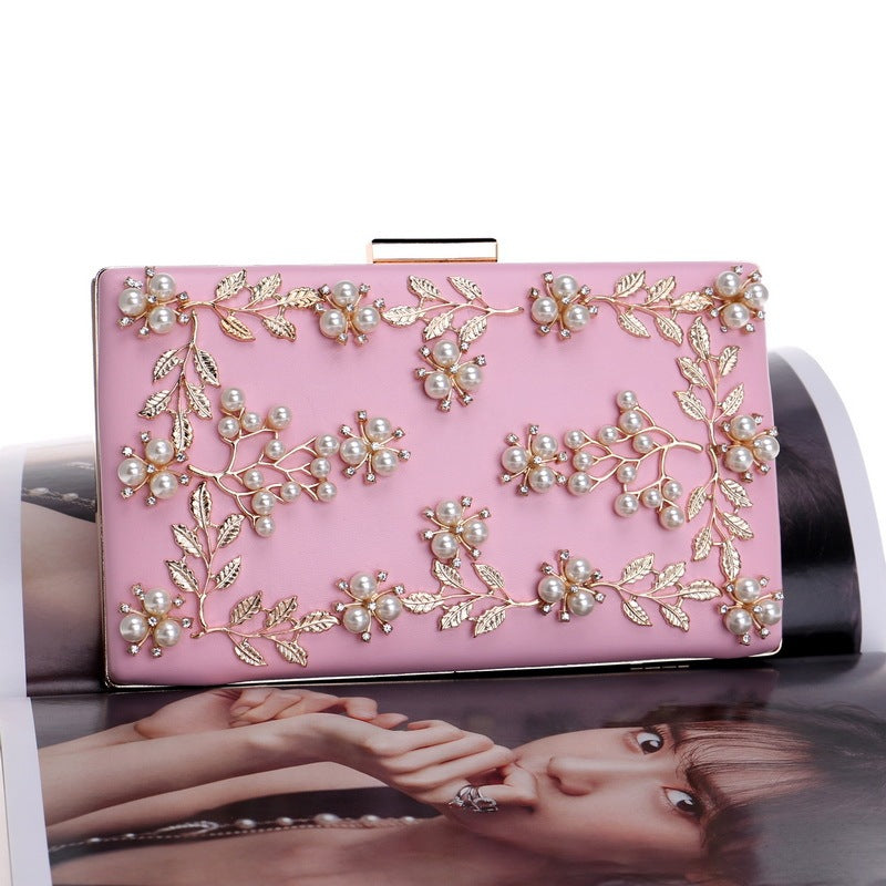 Bolso de mano Bolso de noche Bolso de noche de flores para banquete femenino