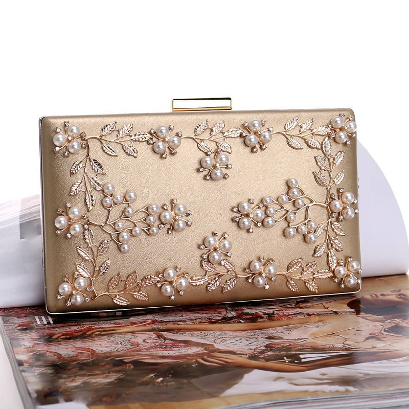 Bolso de mano Bolso de noche Bolso de noche de flores para banquete femenino