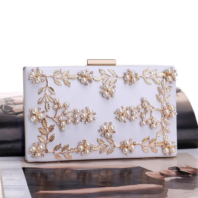 Bolso de mano Bolso de noche Bolso de noche de flores para banquete femenino