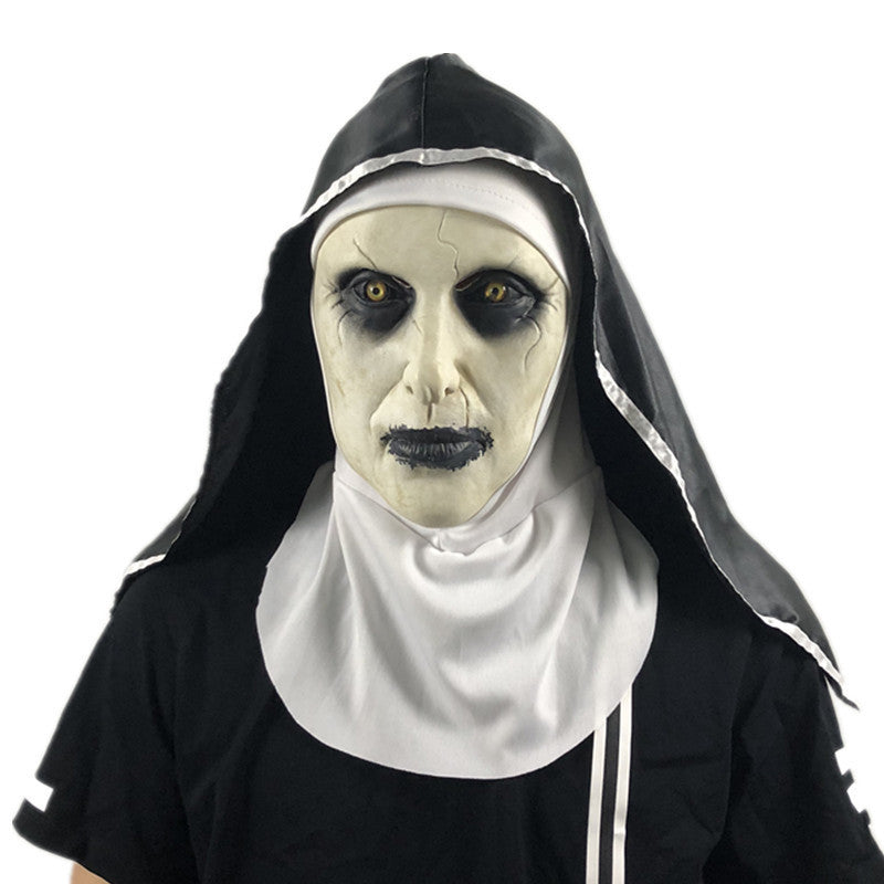 Masque de nonne effrayant pour Halloween