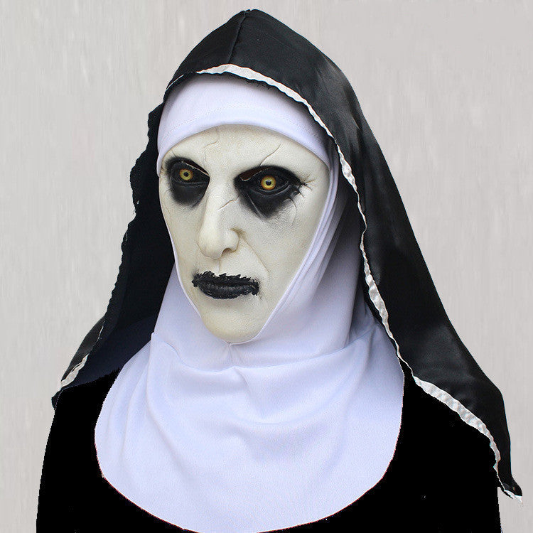 Masque de nonne effrayant pour Halloween