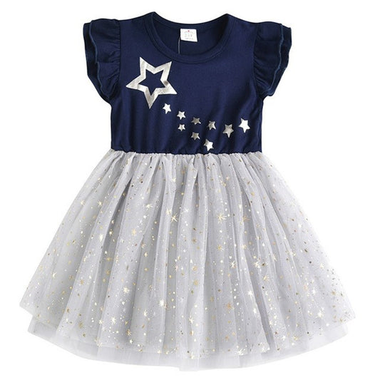 Vêtements pour filles, robes de princesse d'été, robes pour enfants