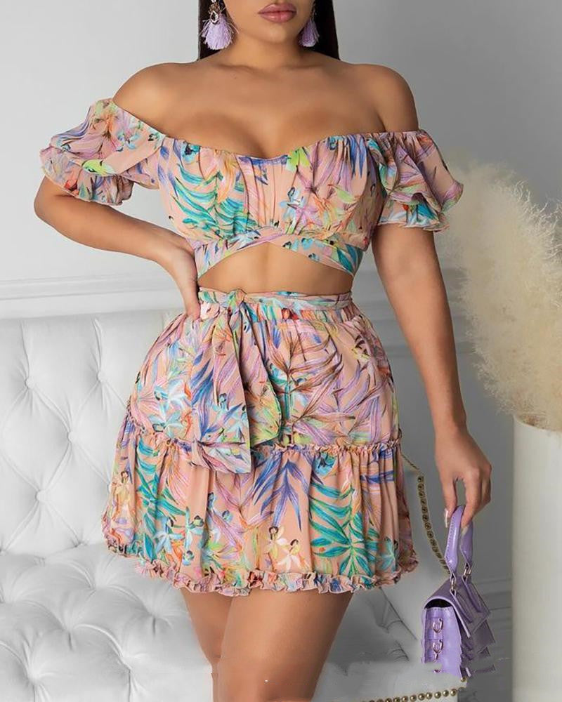 Nouvelle robe à imprimé floral pour femme