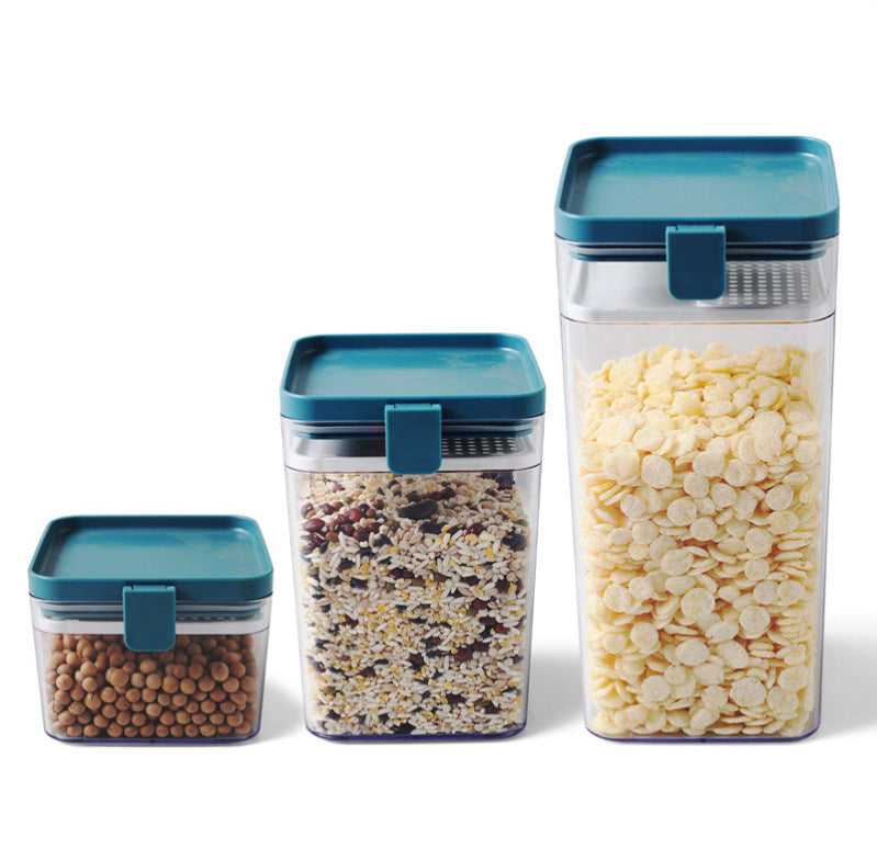 Caja de almacenamiento sellada para cocina del hogar, tarro de almacenamiento