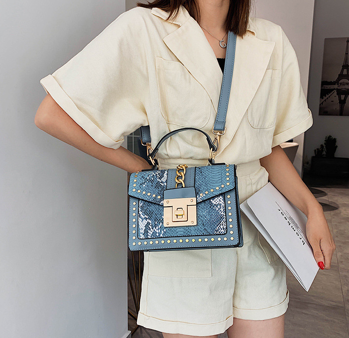 Bolsos de hombro de mujer de cocodrilo de moda