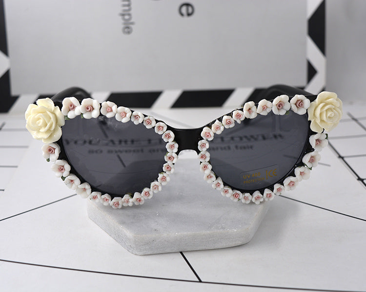 Lunettes de soleil roses