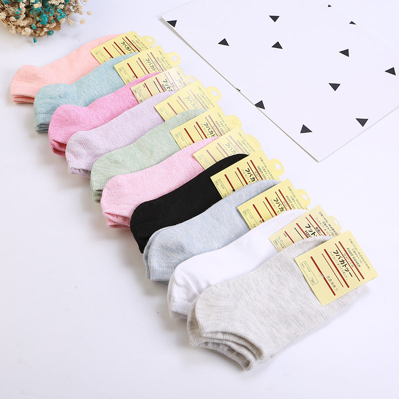 Chaussettes pour femmes de couleur unie