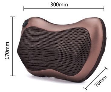 Almohada de masaje multifuncional eléctrica, dispositivo de relajación de cintura y espalda