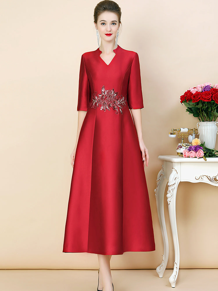 Vestido De Cóctel Elegante Para Mujer Moda