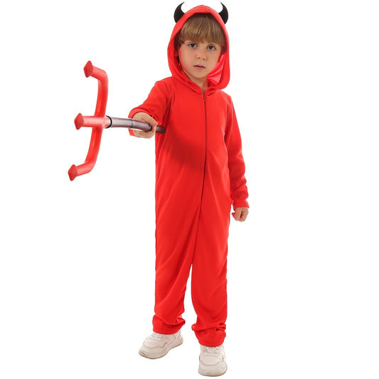 Costume de petit diable d'Halloween Costume de jeu de rôle Satan