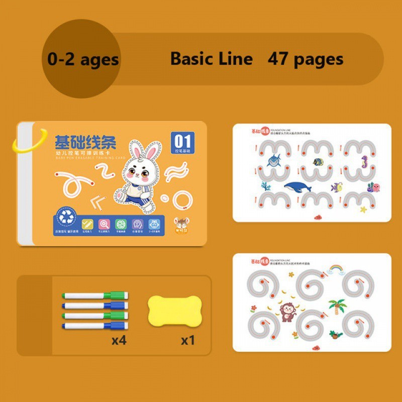 Nouvelle éducation au dessin Montessori pour enfants : traçage magique