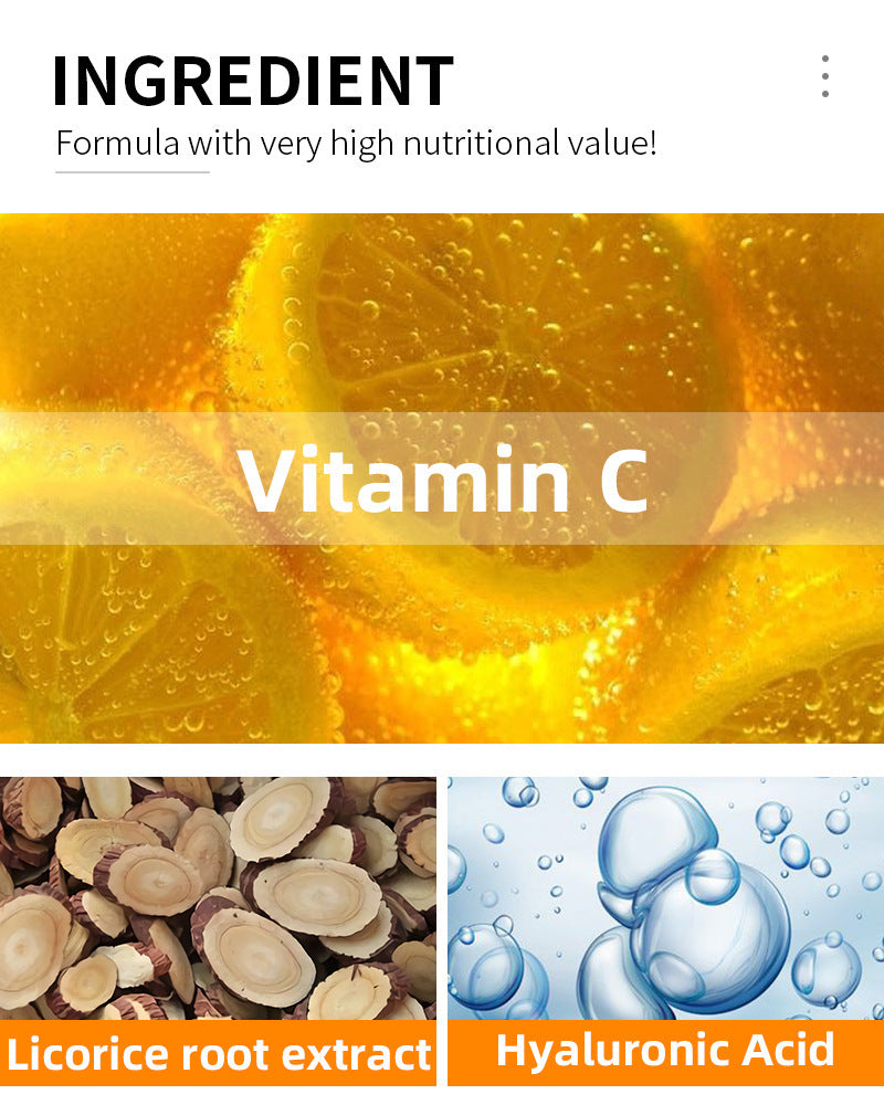 Lotion corporelle hydratante et éclaircissante à la vitamine C
