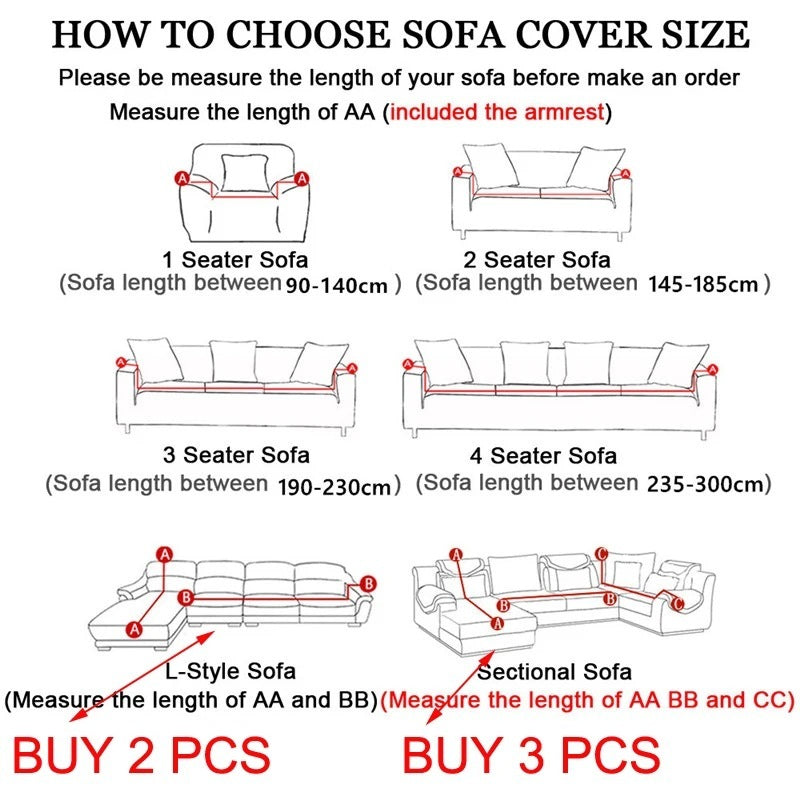 Funda de sofá elástica con todo incluido, funda individual y doble, funda antipolvo y antipolvo