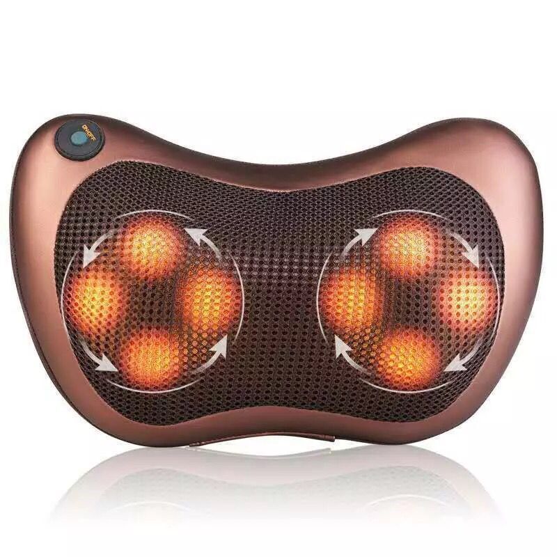 Almohada de masaje multifuncional eléctrica, dispositivo de relajación de cintura y espalda