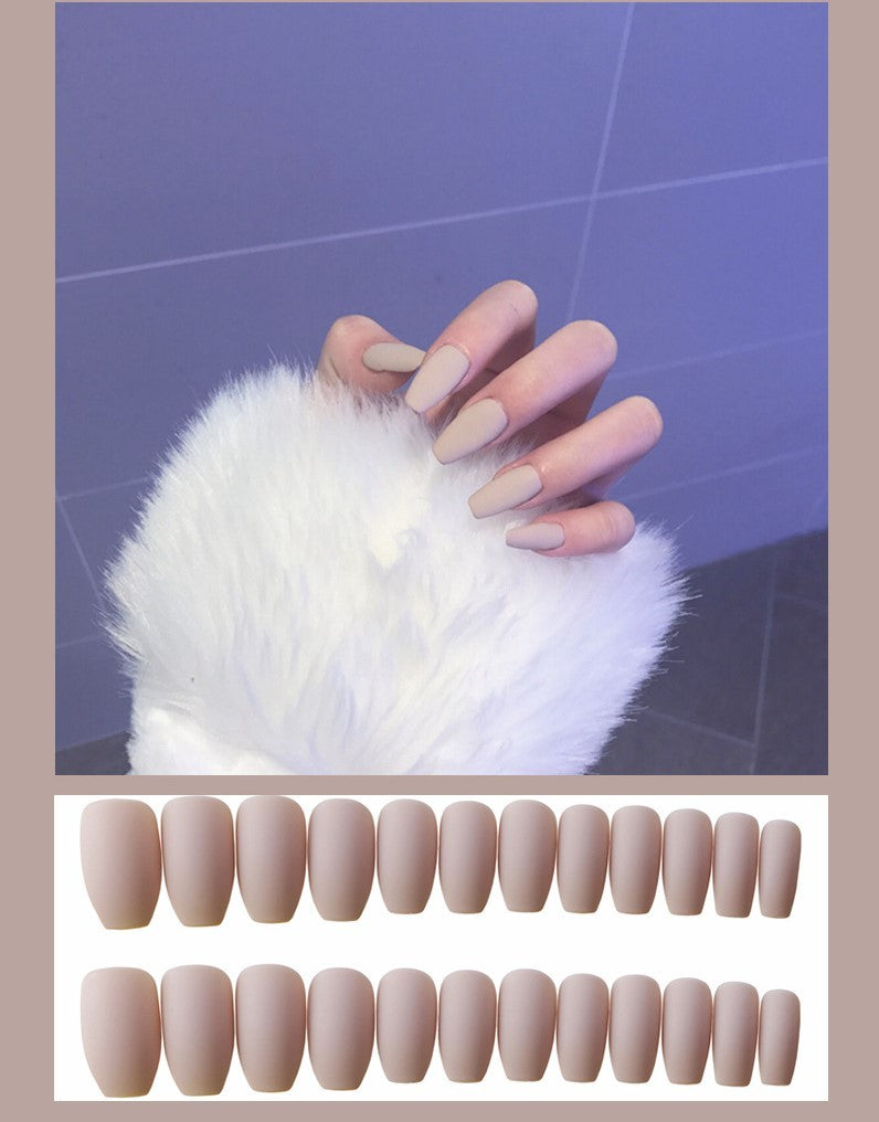 Uñas de ballet esmeriladas