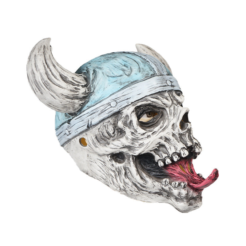 Masque viking laid en latex pour Halloween