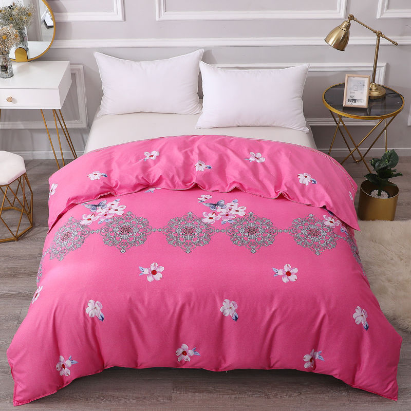 Housse de couette individuelle brossée douce pour la peau pour dortoir étudiant