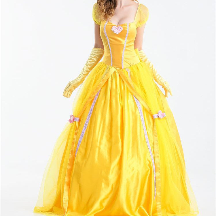Costume de photographie de princesse Belle pour Halloween