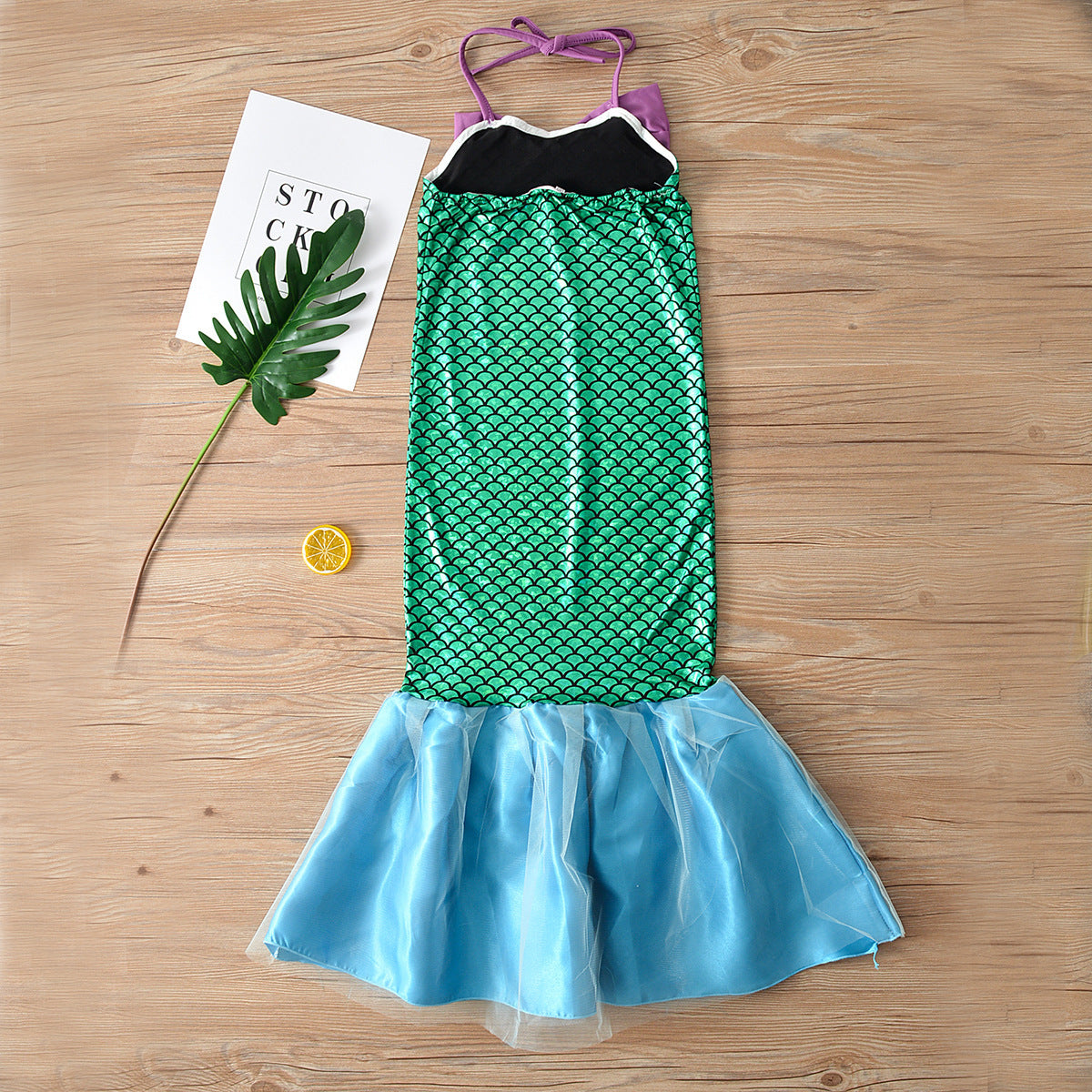 Robe de princesse sirène Ariel pour enfants