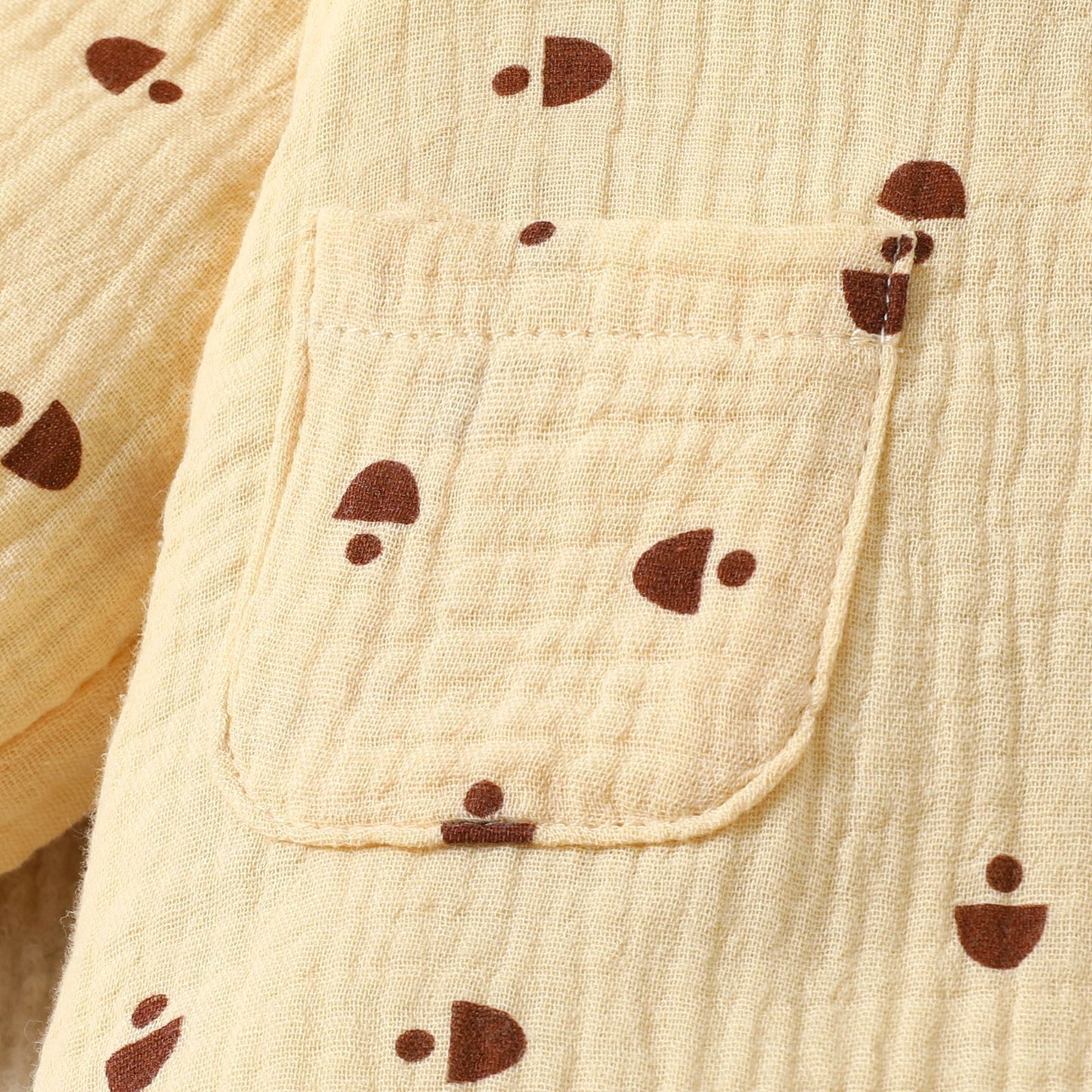 Combinaison bébé en coton et lin pour homme et femme