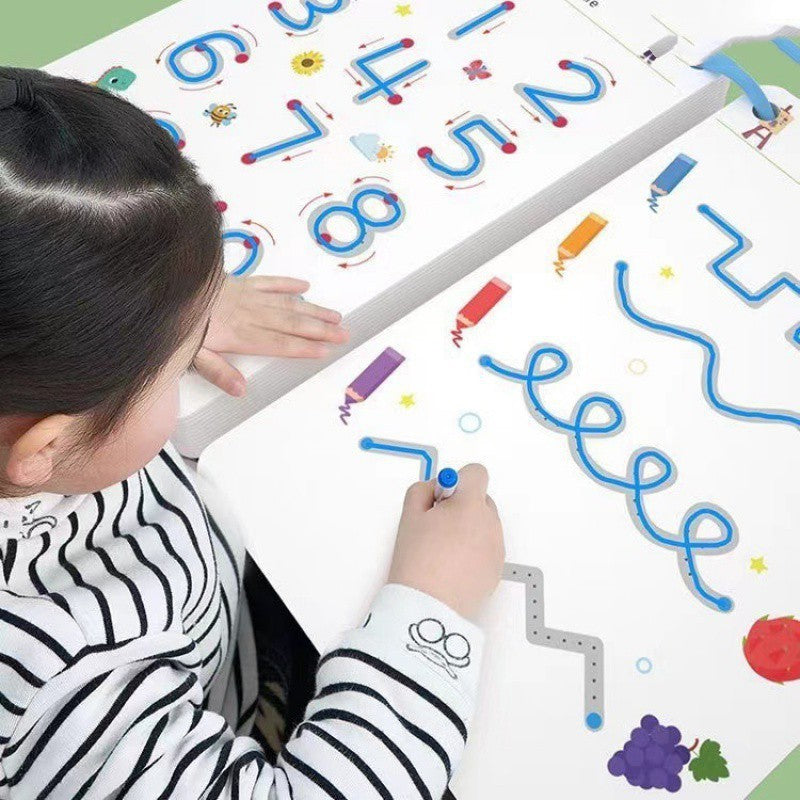 Nouvelle éducation au dessin Montessori pour enfants : traçage magique