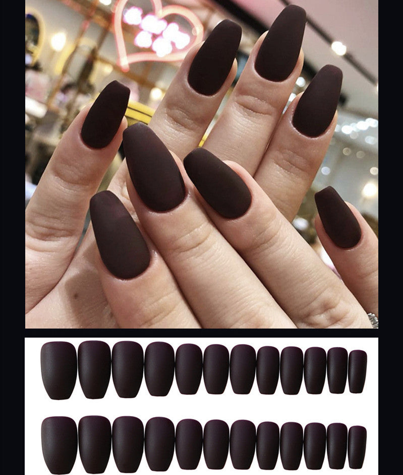 Uñas de ballet esmeriladas