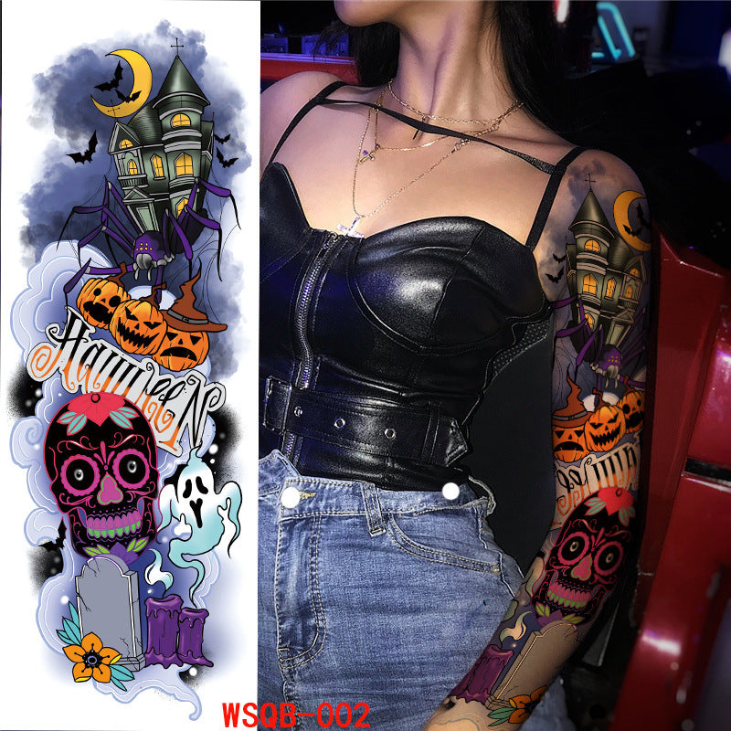 Autocollants de tatouage d'Halloween