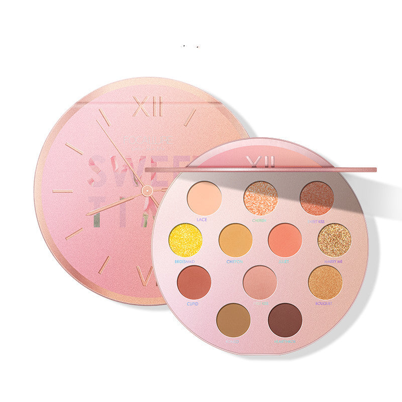 Paleta de sombras de ojos Time Sombra de ojos de 12 colores
