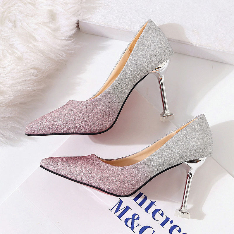 Talons aiguilles pointus sexy dégradés