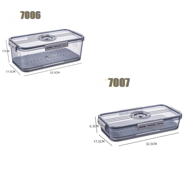 Caja de almacenamiento para refrigerador Caja de almacenamiento de plástico PET transparente de grado alimenticio