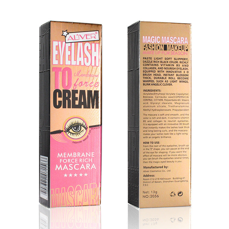 Mascara épais recourbant long waterproof