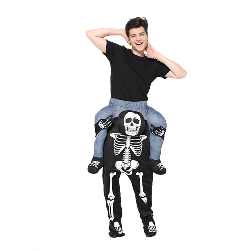 Costume d'Halloween drôle de squelette